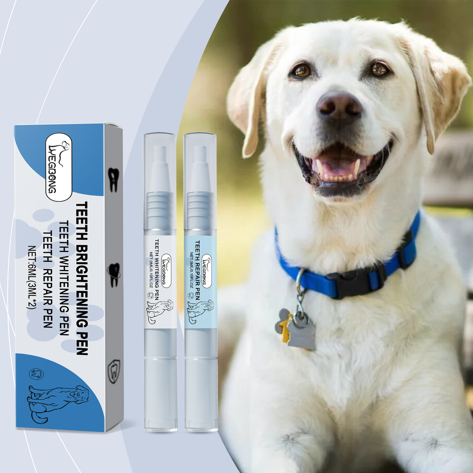 Teeth Whitening Pens - Set met tandbleekstiften voor honden en