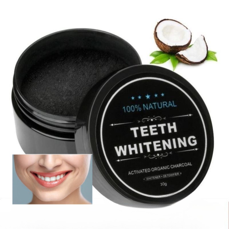 Teeth Whitening Pens - 1 doos geactiveerd houtskool tandenbleekpoeder, houtskool